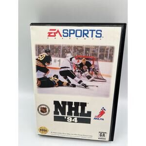 NHL 94 (Sega Genesis, 1993) Hockey Sports Game Tested No Manual Cleaned